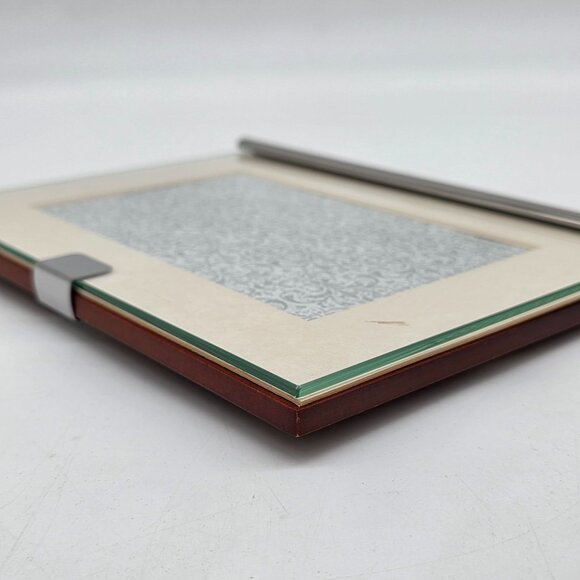 Green Tree Gallery 5" X 3" Glass & Wood Picture Frame - Picture 5 of 8